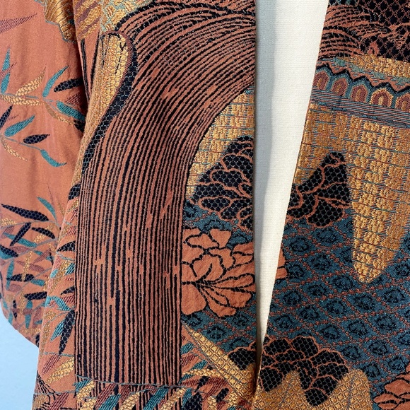 Love Apples by Stephanie Santa Fe Womens Jacket Small Designer Hand Crafted Open - Picture 5 of 13